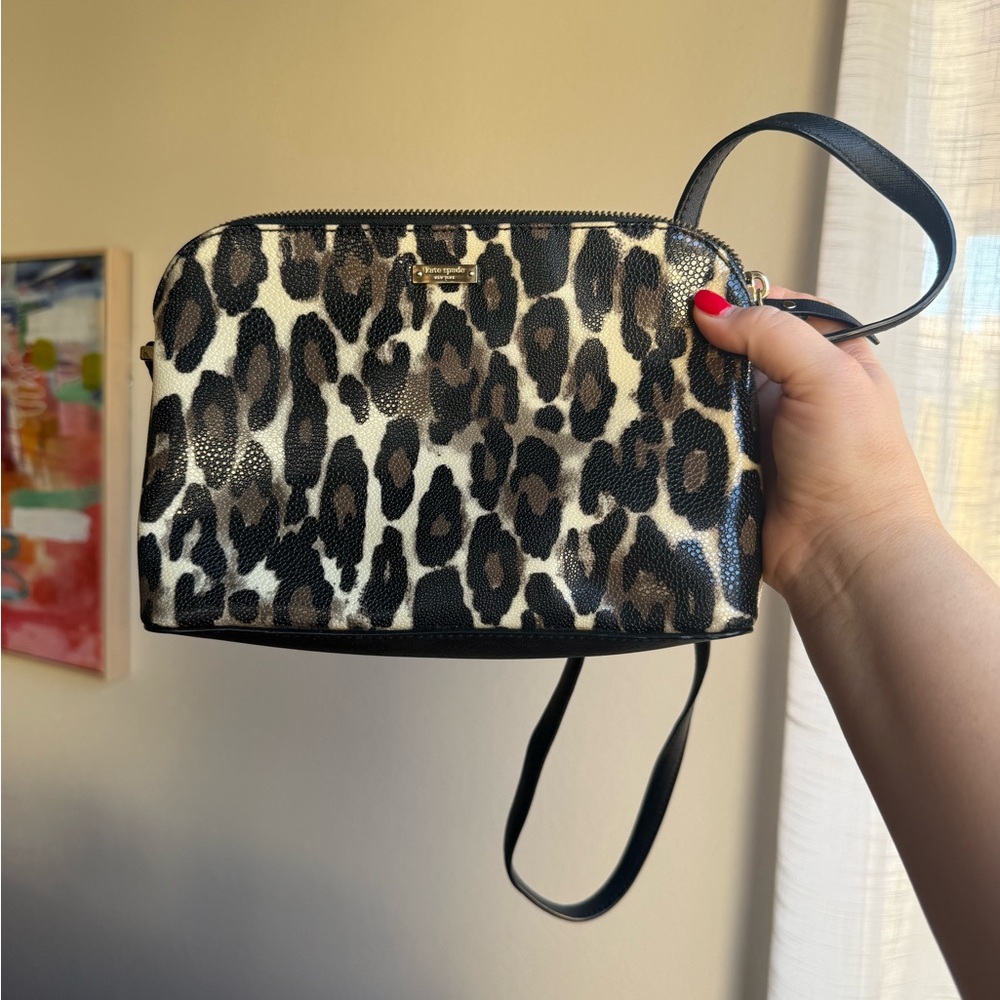 Kate Spade Leopard Print Crossbody Bag